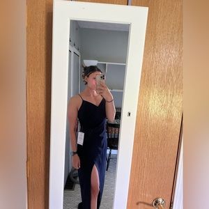 Navy Blue Formal Dress